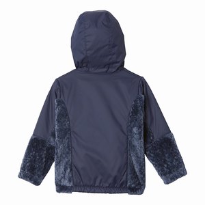 Columbia Fire Side™ Sherpa Hybrid Full-Zip Flickor Marinblå (ORKGI5723)